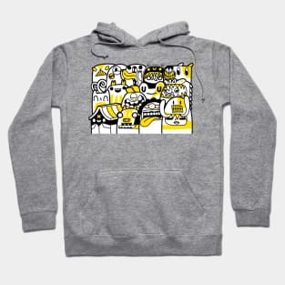 Doodle YELLOW CAB Hoodie